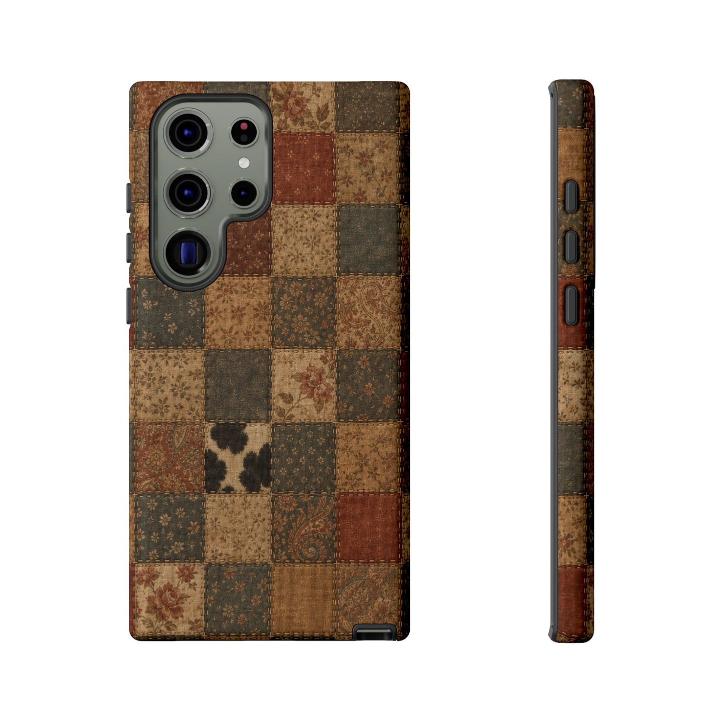 Rustic Patchwork Tough Case