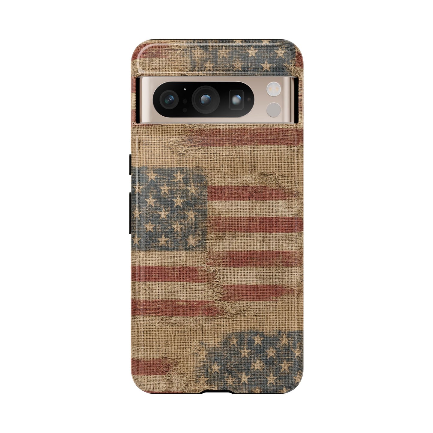 Burlap Flag Tough Case