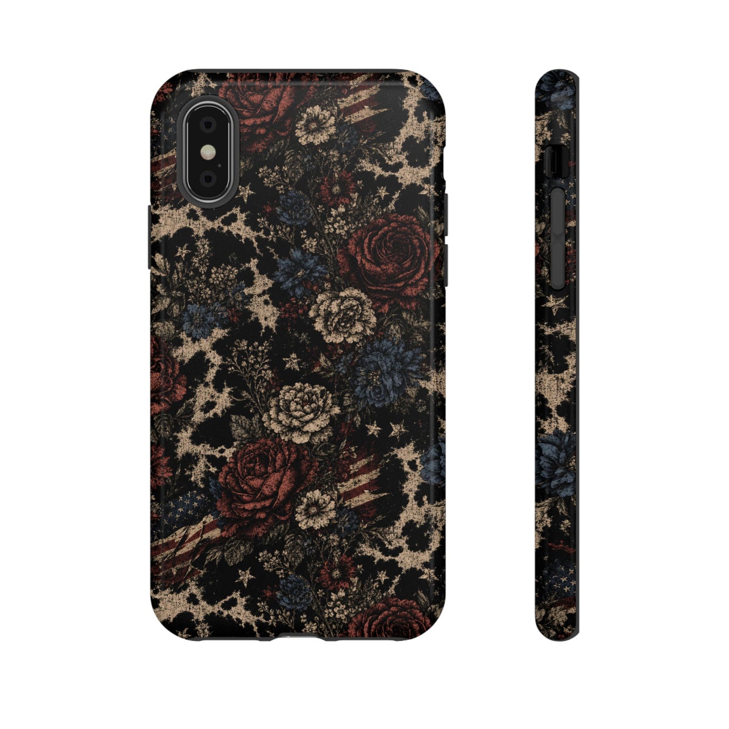 USA Cowhide Bloom Tough Case