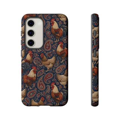 Patriotic Paisley Chickens Tough Case