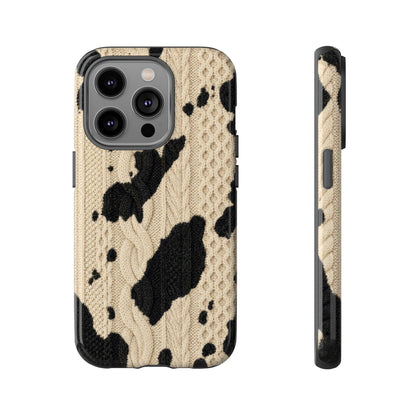 Cable Knit Cowhide Tough Case