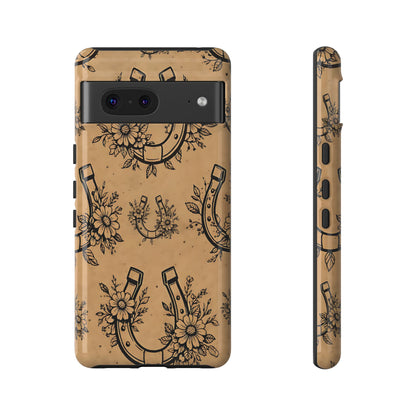 Floral Horseshoes Tough Case