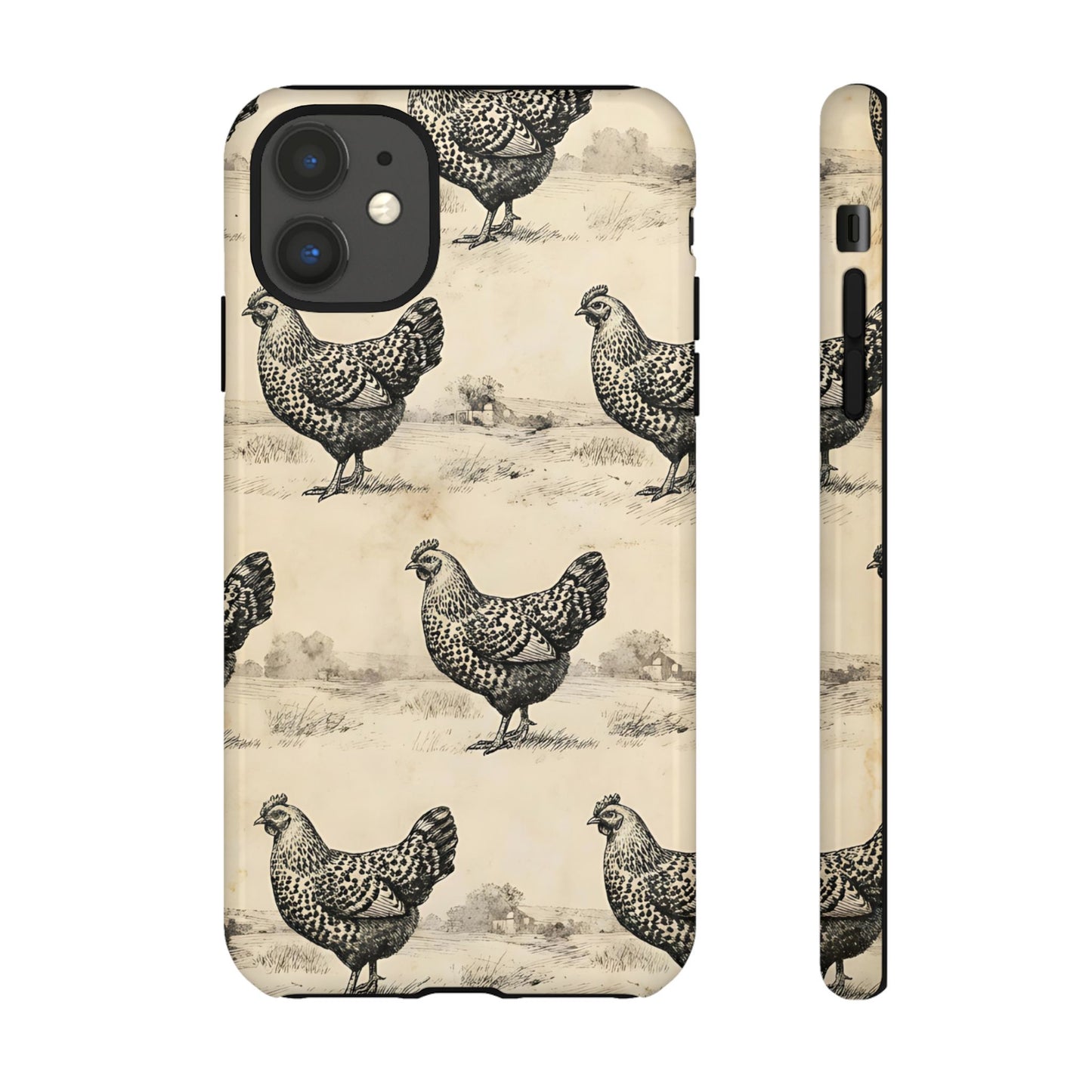 Vintage Chickens Tough Case