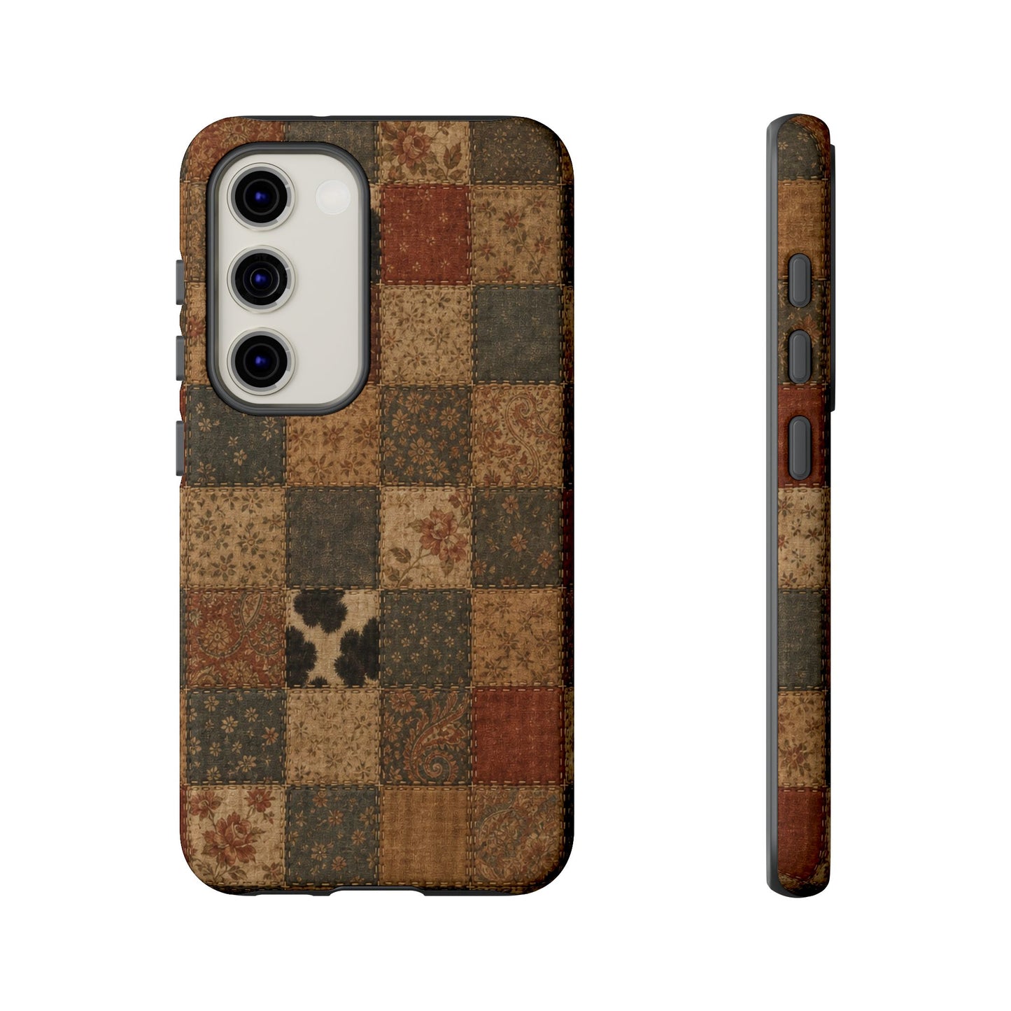 Rustic Patchwork Tough Case
