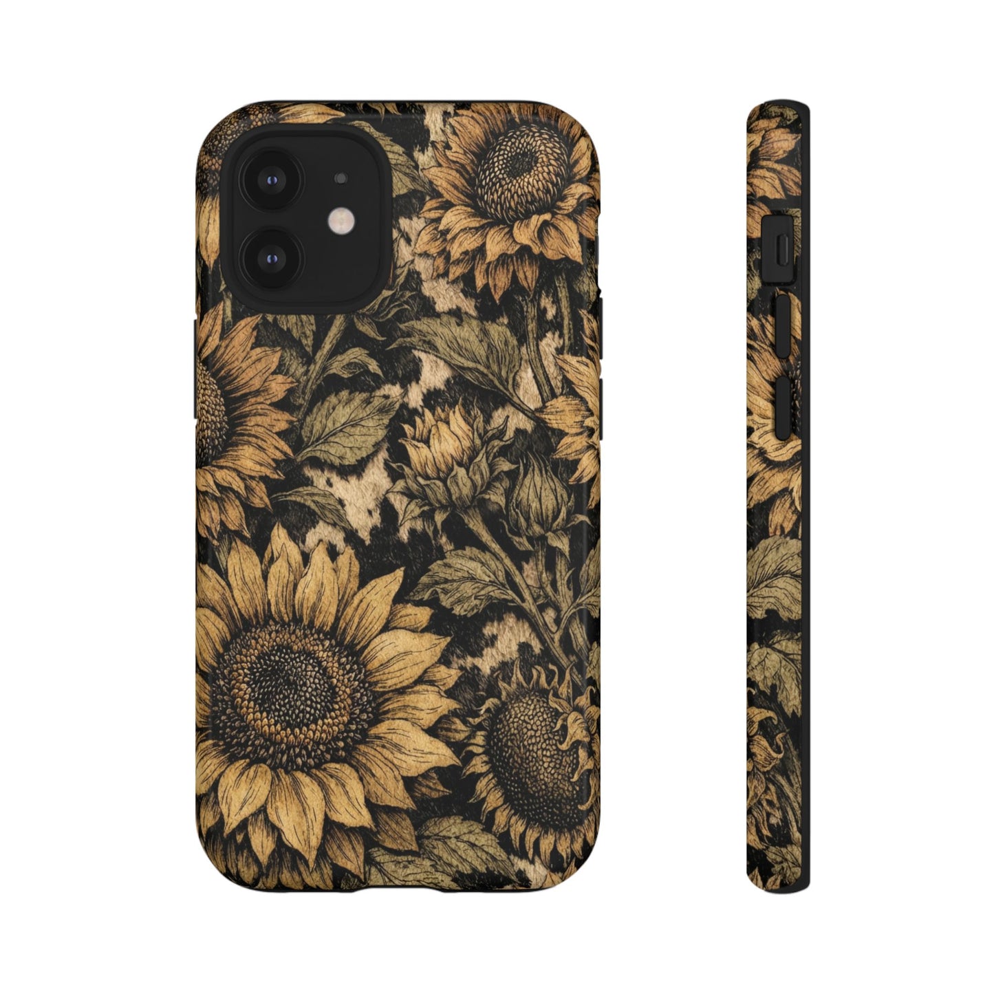 Cowhide Sunflowers Tough Case