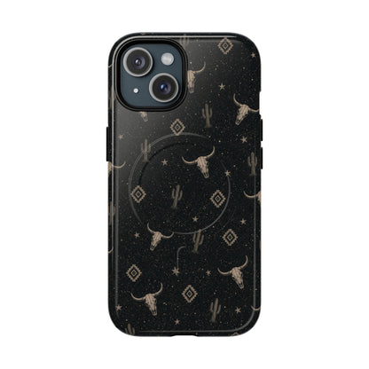 Midnight Longhorn Magnetic Case