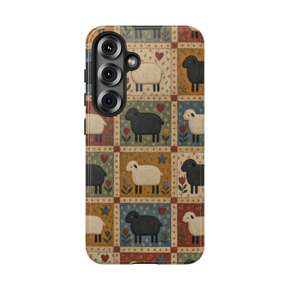 Sheep Quilt Tough Case