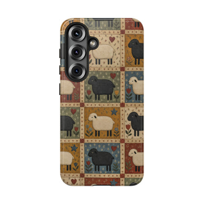 Sheep Quilt Tough Case