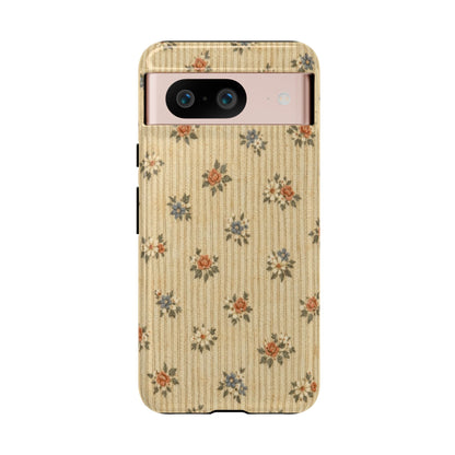 Striped Floral Tough Case