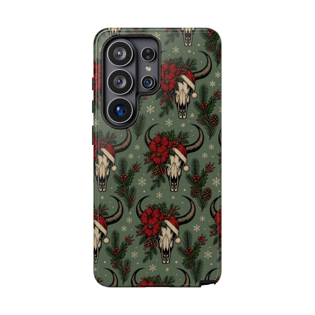 Santa Bull Skulls Tough Case