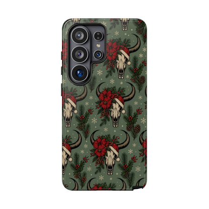 Santa Bull Skulls Tough Case
