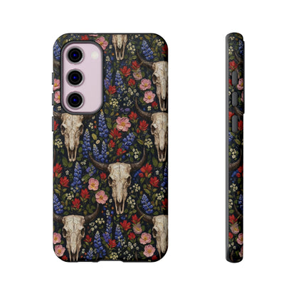 Floral Skull Tough Case