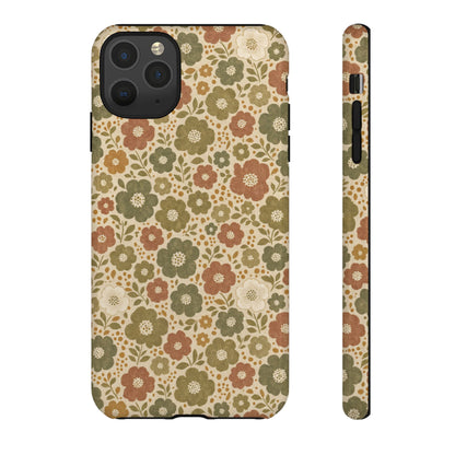 Retro Poppy Field Tough Case
