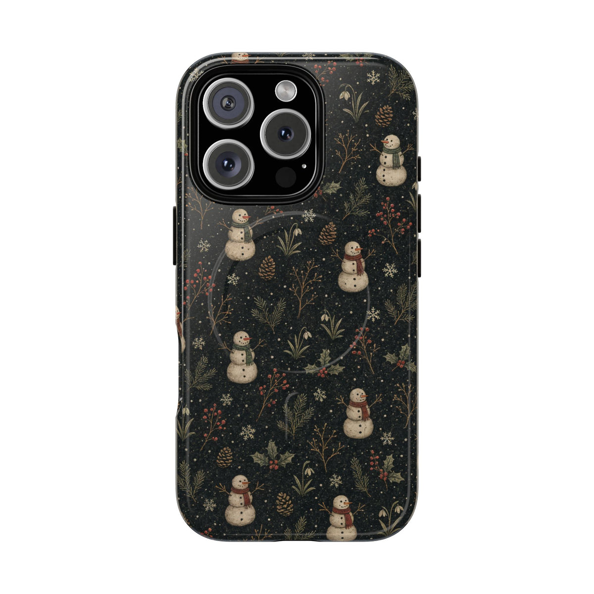Midnight Snowmen Magnetic Case