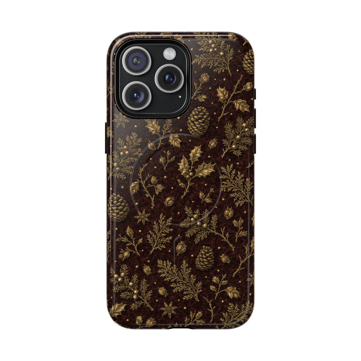 Brass Winter Botanicals Magnetic Case