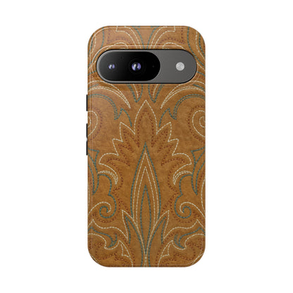 Boot Stitch Tan Tough Case