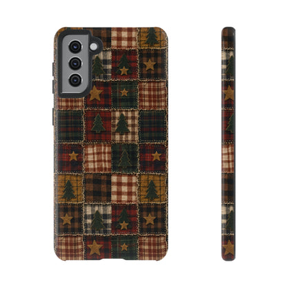 Christmas Rag Quilt Tough Case