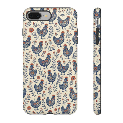 Folk Hens Tough Case