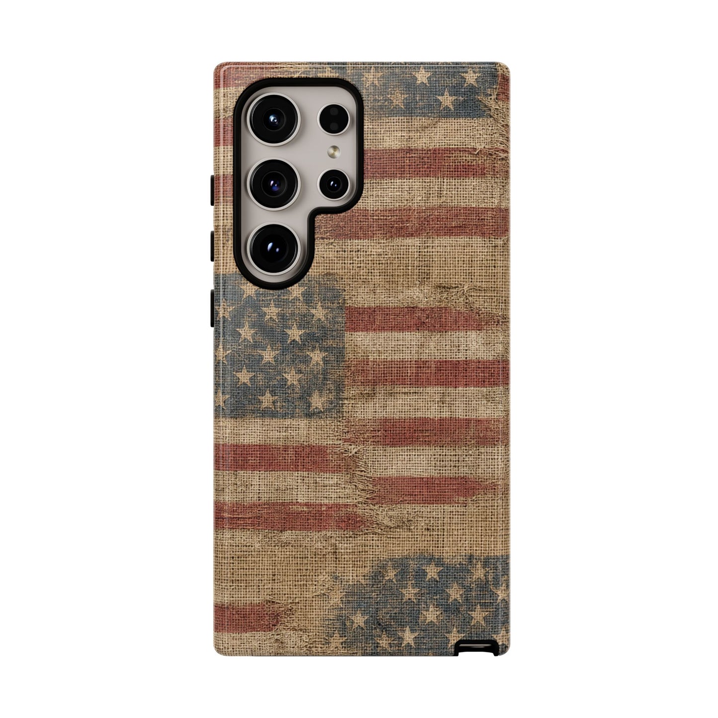 Burlap Flag Tough Case