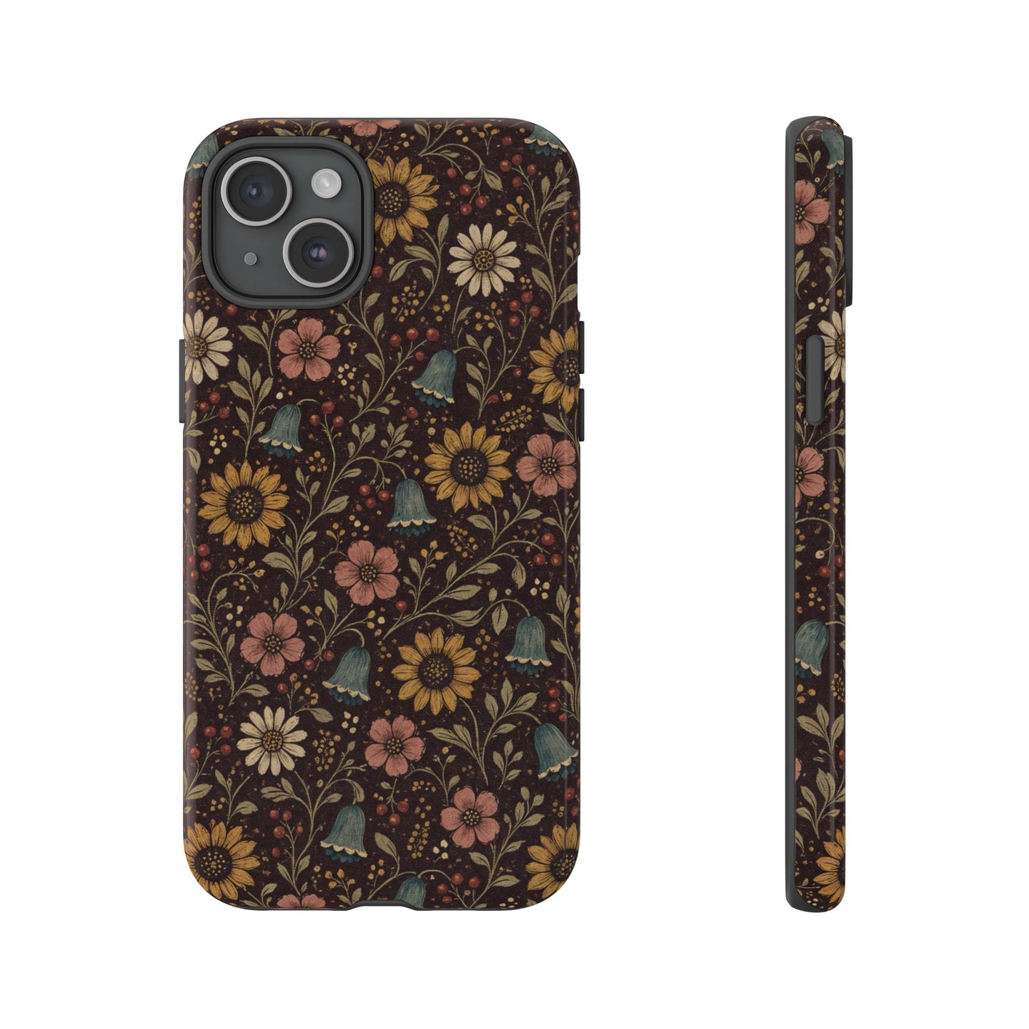 Plum Folk Floral Tough Case