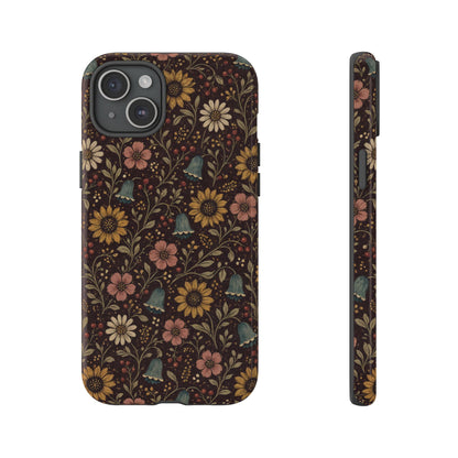 Plum Folk Floral Tough Case