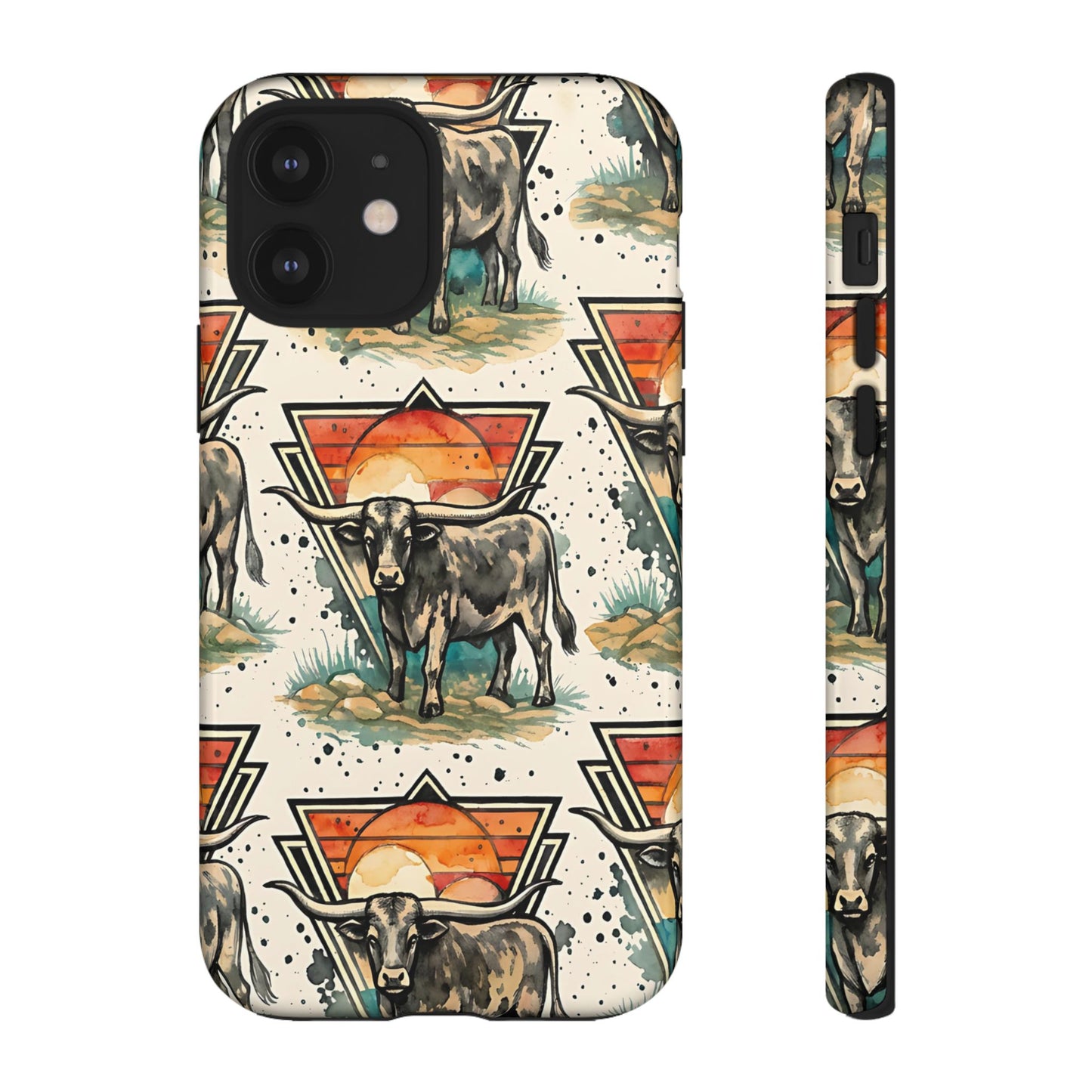 Retro Longhorn Tough Case
