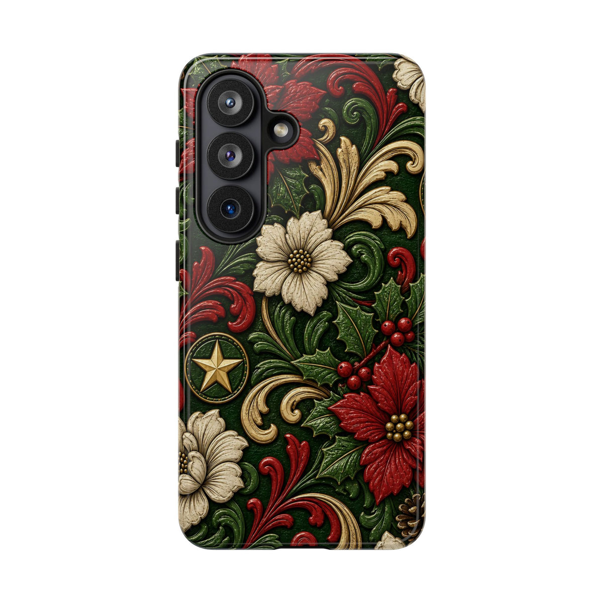 Tooled Christmas Stars Tough Case