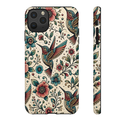 Retro Hummingbird Tough Case