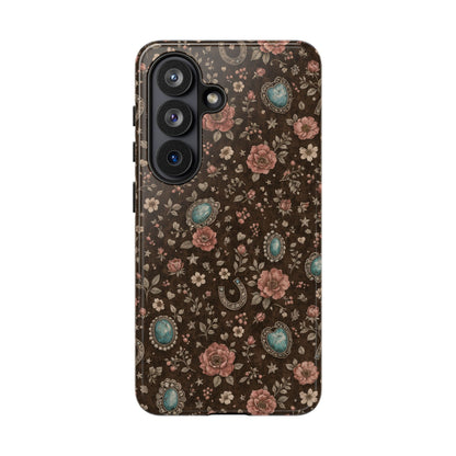 Turquoise Roses Tough Case