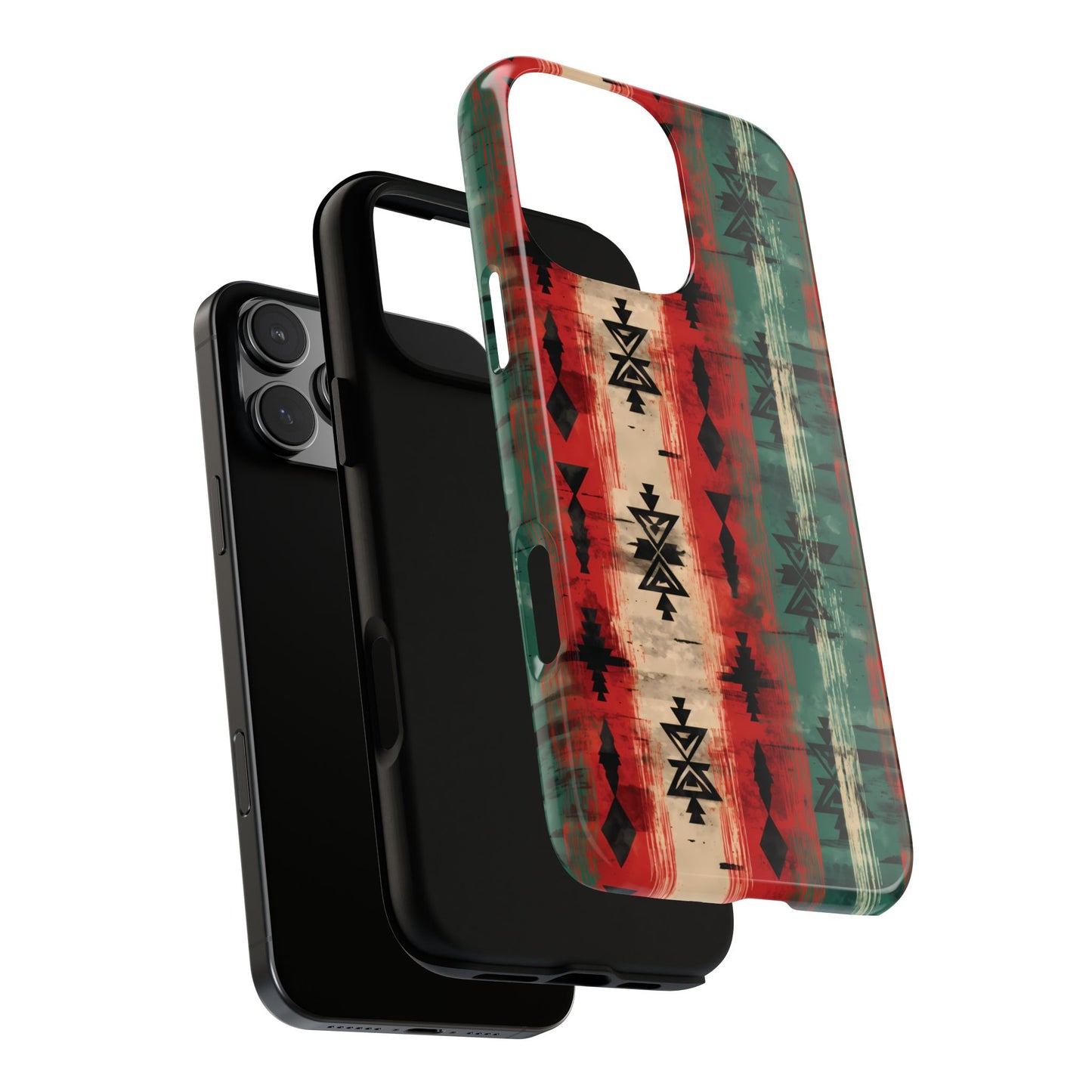 Christmas Grunge Aztec Tough Phone Case