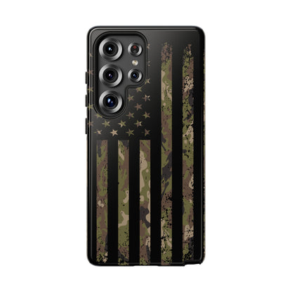Camo Flag Patriotic Tough Phone Case
