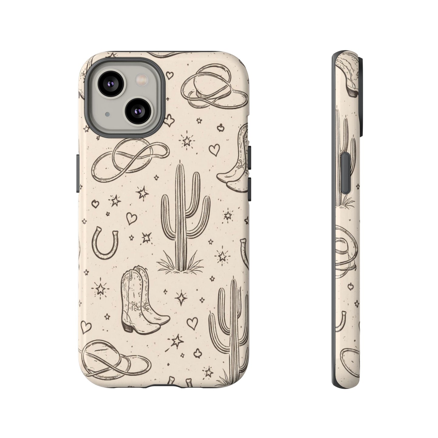Cowgirl Doodles Tough Case