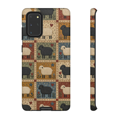 Sheep Quilt Tough Case