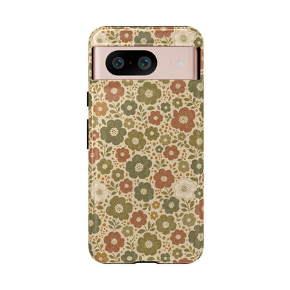 Retro Poppy Field Tough Case