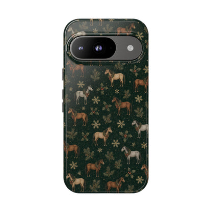 Evergreen Horses Tough Case