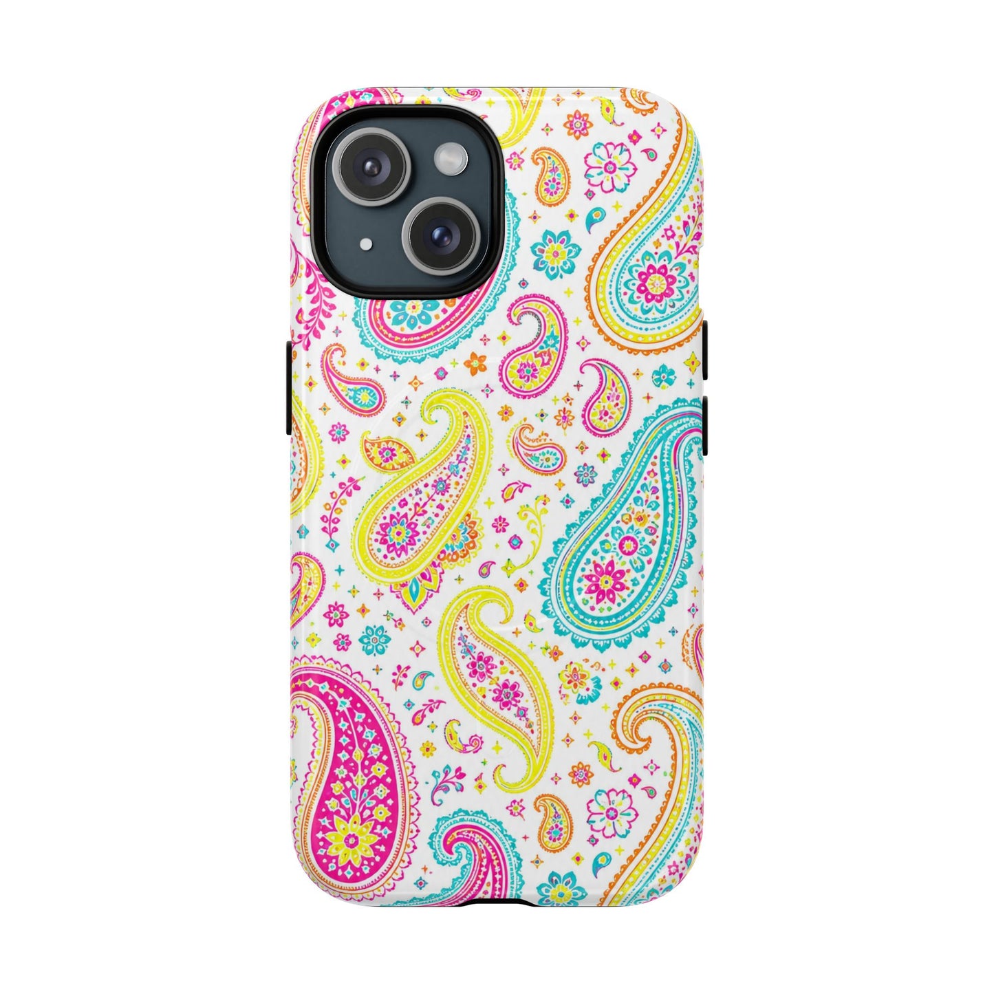 Neon Paisley Magnetic Case