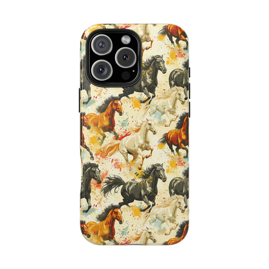 Painted Horses Phone Case