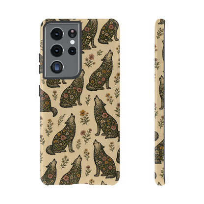 Floral Wolves Tough Case