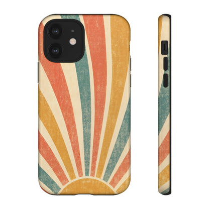 Retro Sun Rays Tough Case