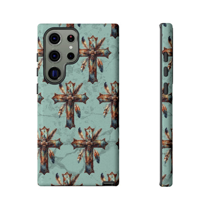 Crosses And Feathers Tough Case
