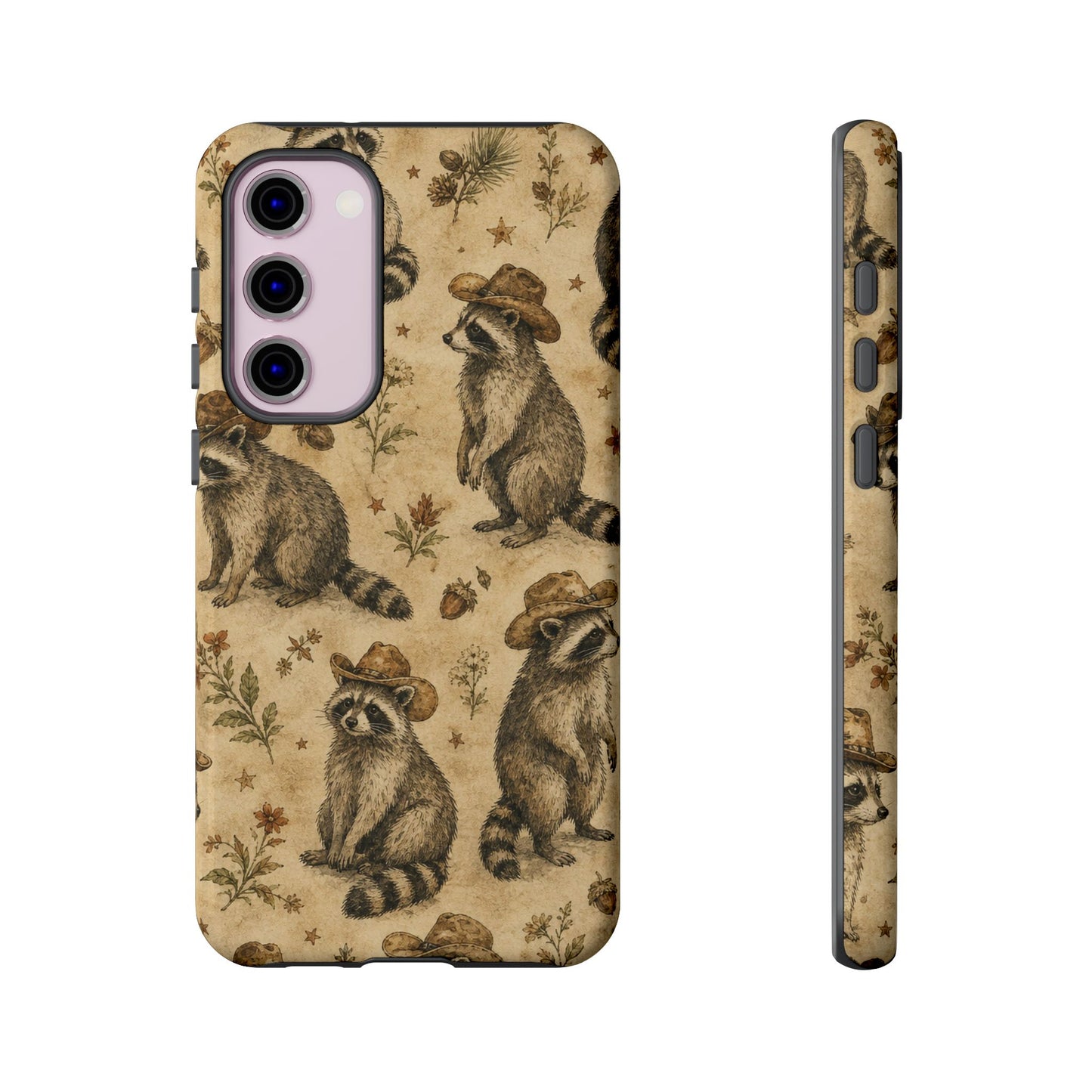 Painted Raccoon Tough Case