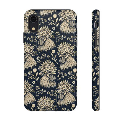 Floral Rooster Tough Case