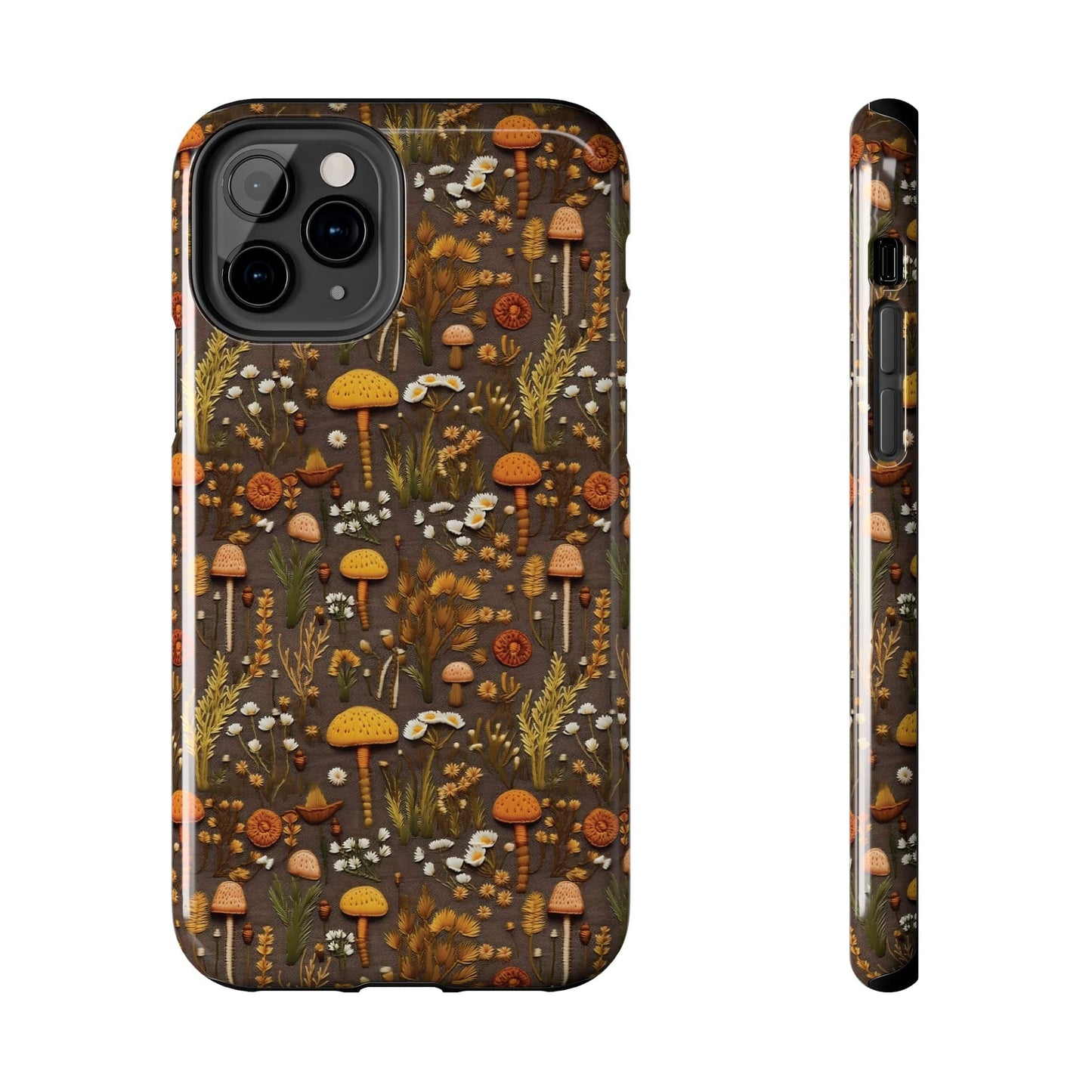 Brown Mushroom Phone Case