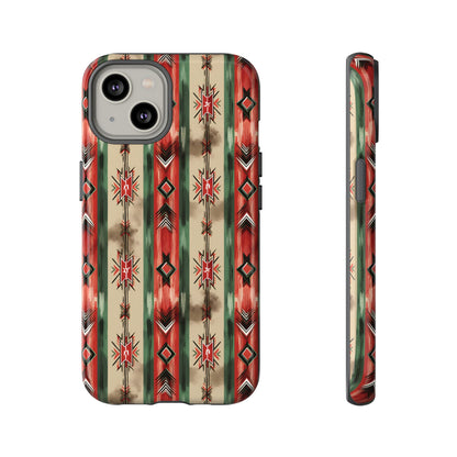 Christmas Aztec Stripes Tough Case