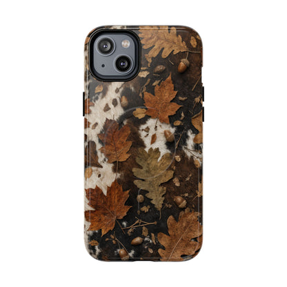 Cowhide Oak Magnetic Case