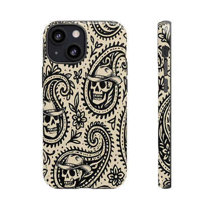 Cowboy Skull Paisley Tough Case