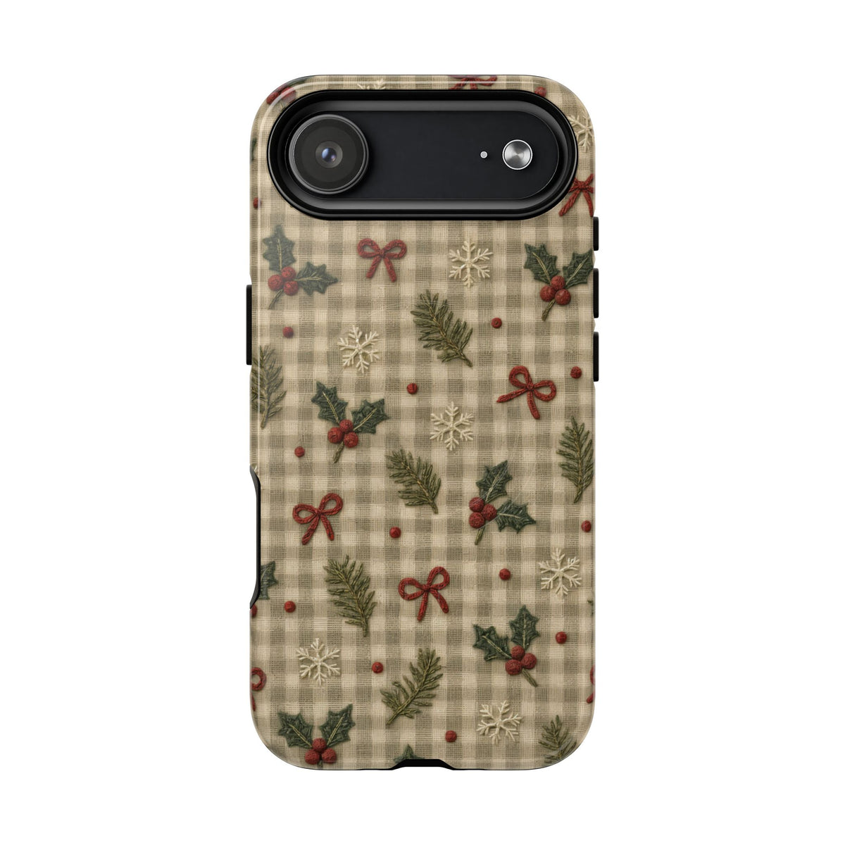 Gingham Holly Magnetic Case