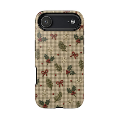 Gingham Holly Magnetic Case