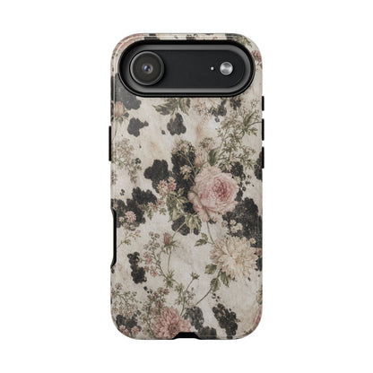 Floral Cowhide Tough Case