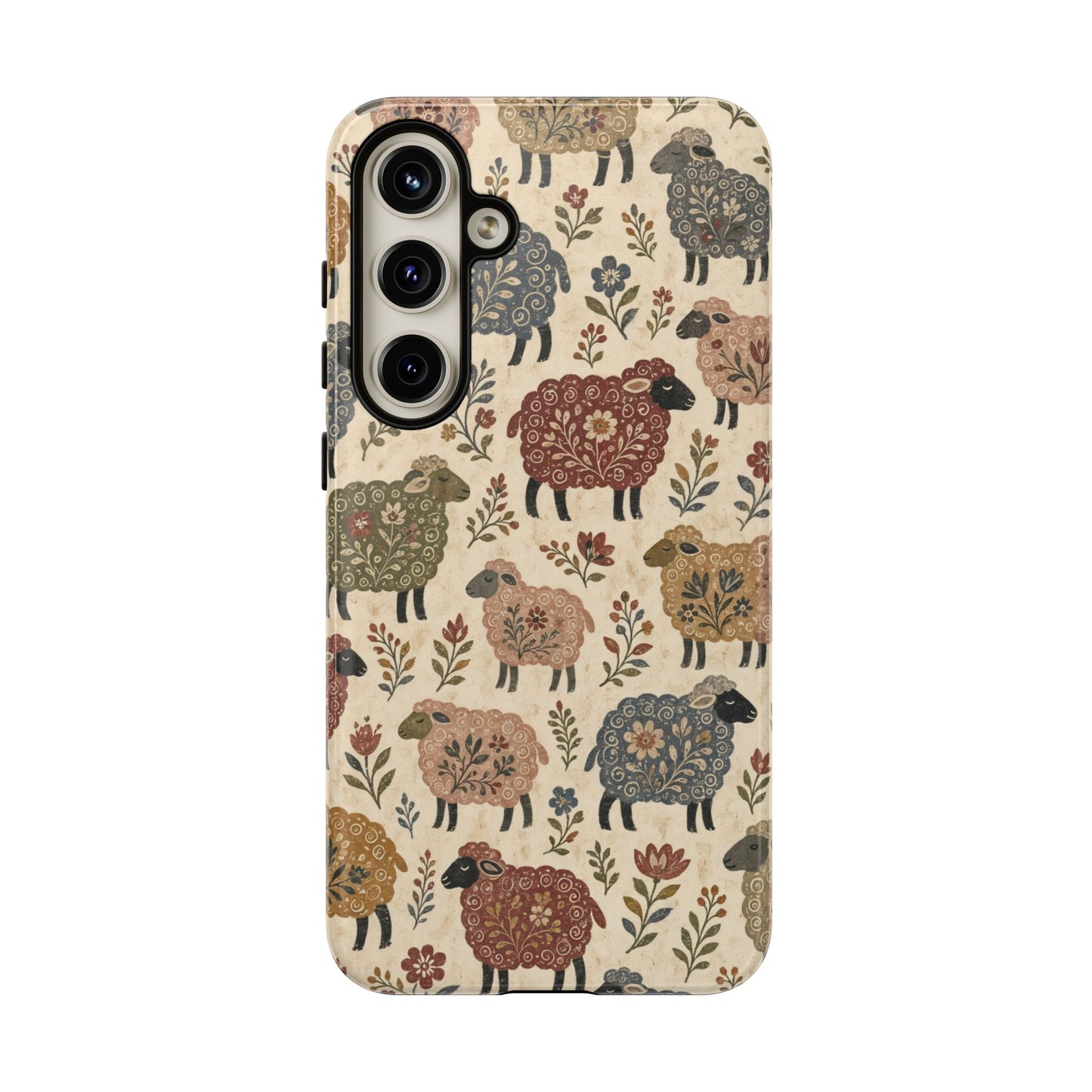 Folk Sheep Tough Case